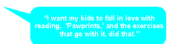 Recreation Director states kids fall in love with reading through Pawprints Literacy Plus after-school program